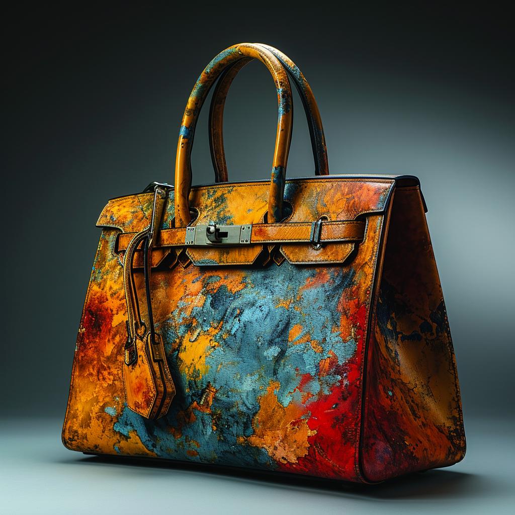 Bag with flower design